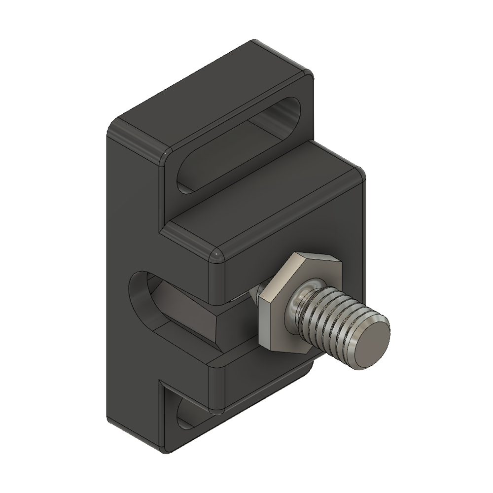 52-100-1 MODULAR SOLUTIONS PART<br>BALL CATCH SINGLE STUD PLASTC